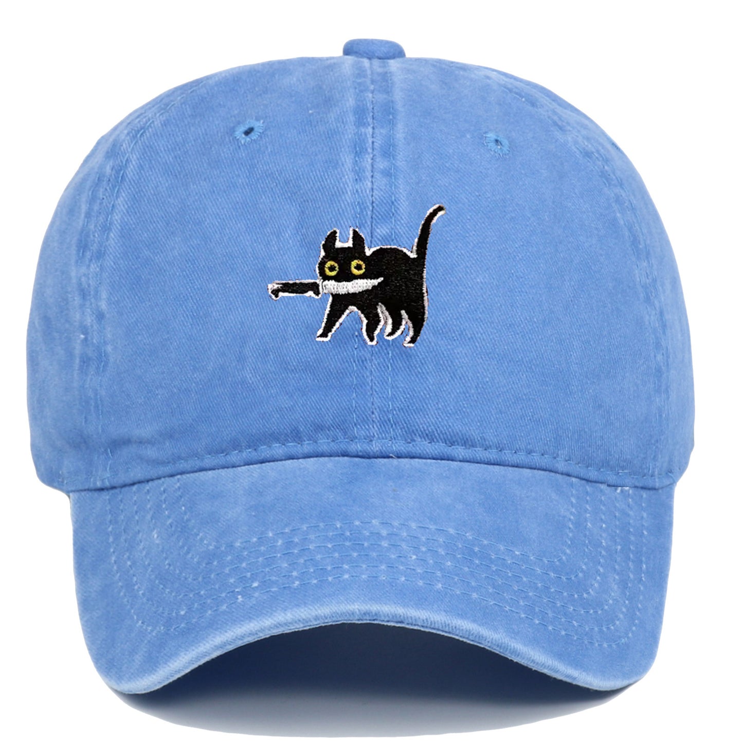 Embroidered Washed-out Hat