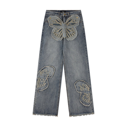 Butterfly Patch Jeans